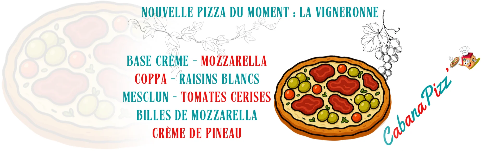 Pizzeria à Cherves-Richemont, Châteaubernard, Saint-Sulpice-de-Cognac.